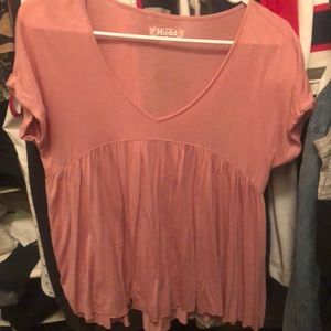 Light pink top